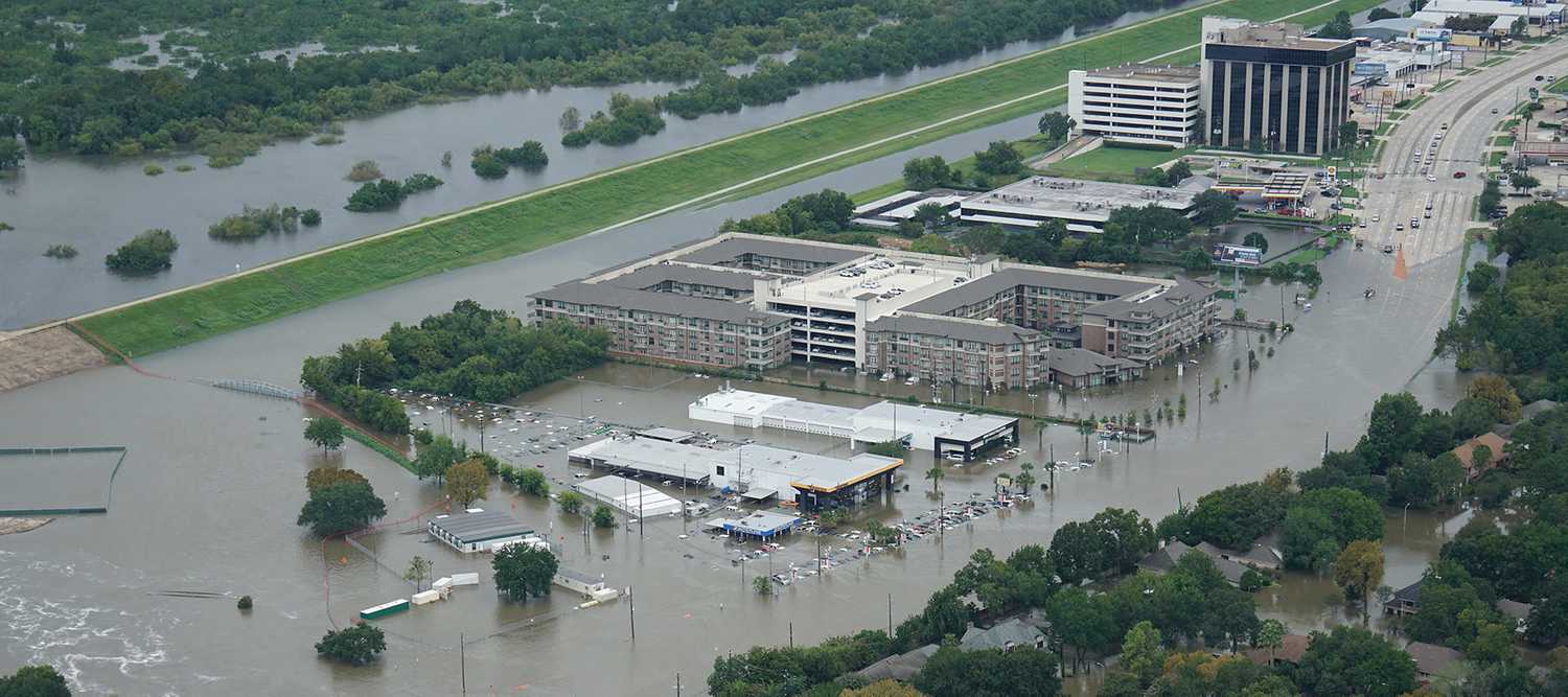 Commercial Buildings Flooded